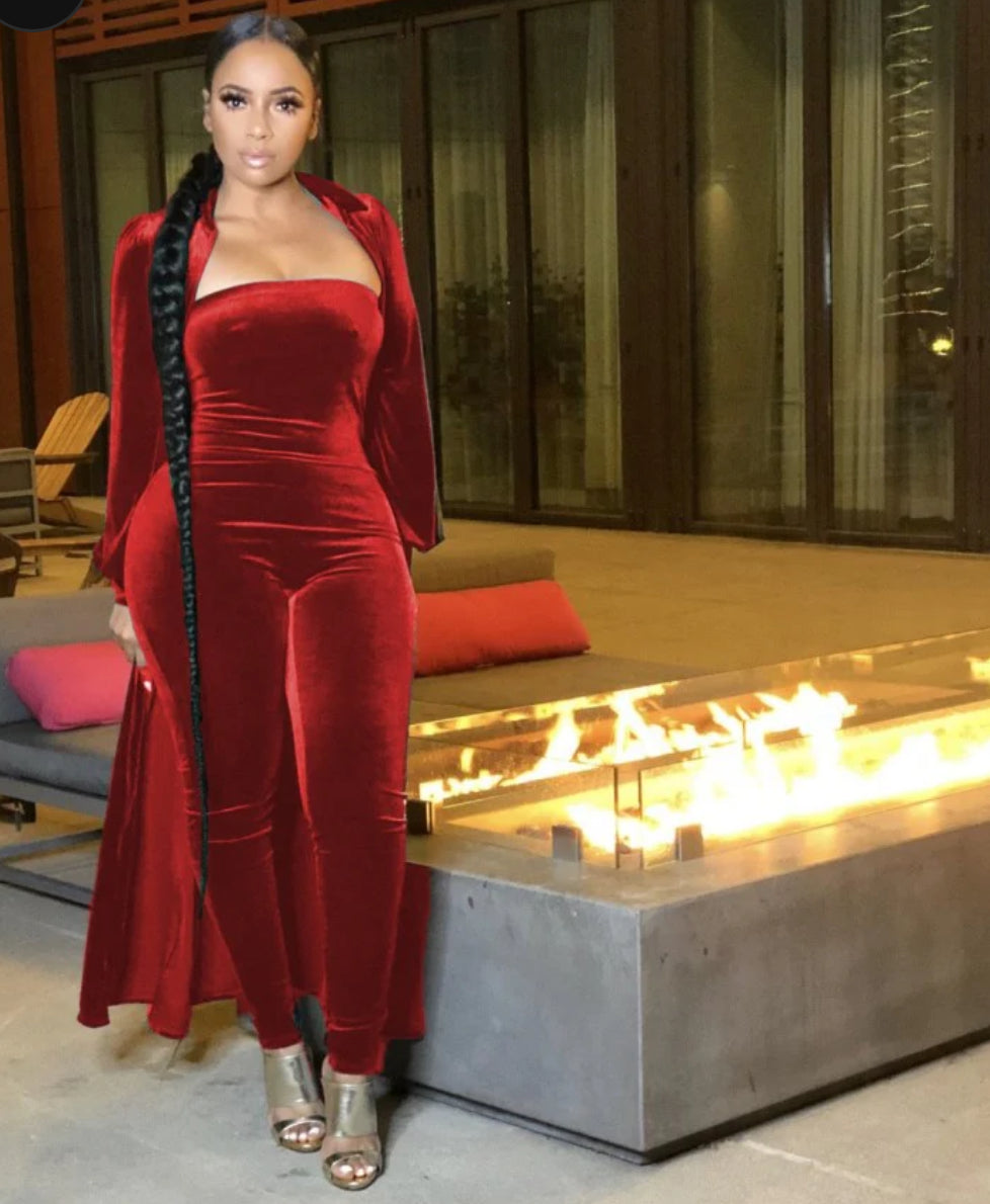 Red Velvet two-piece