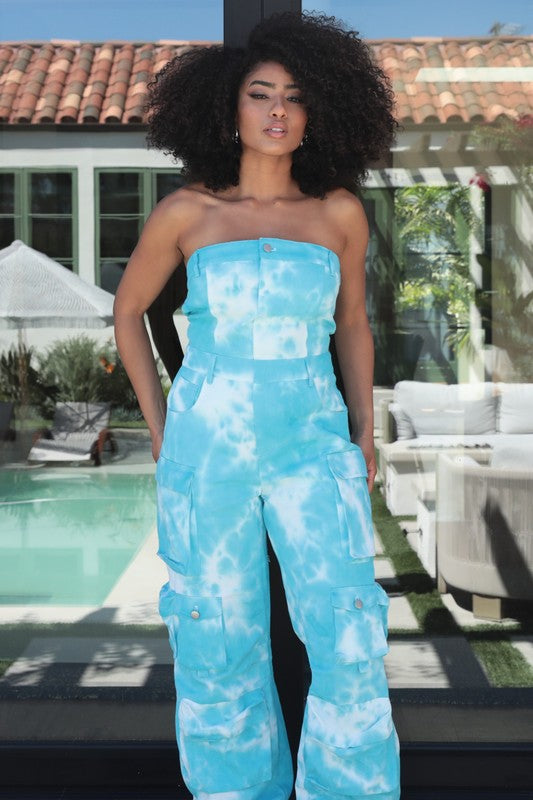 Blue Tie Dye type of girl