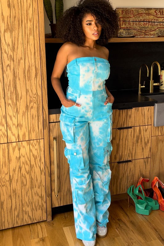Blue Tie Dye type of girl