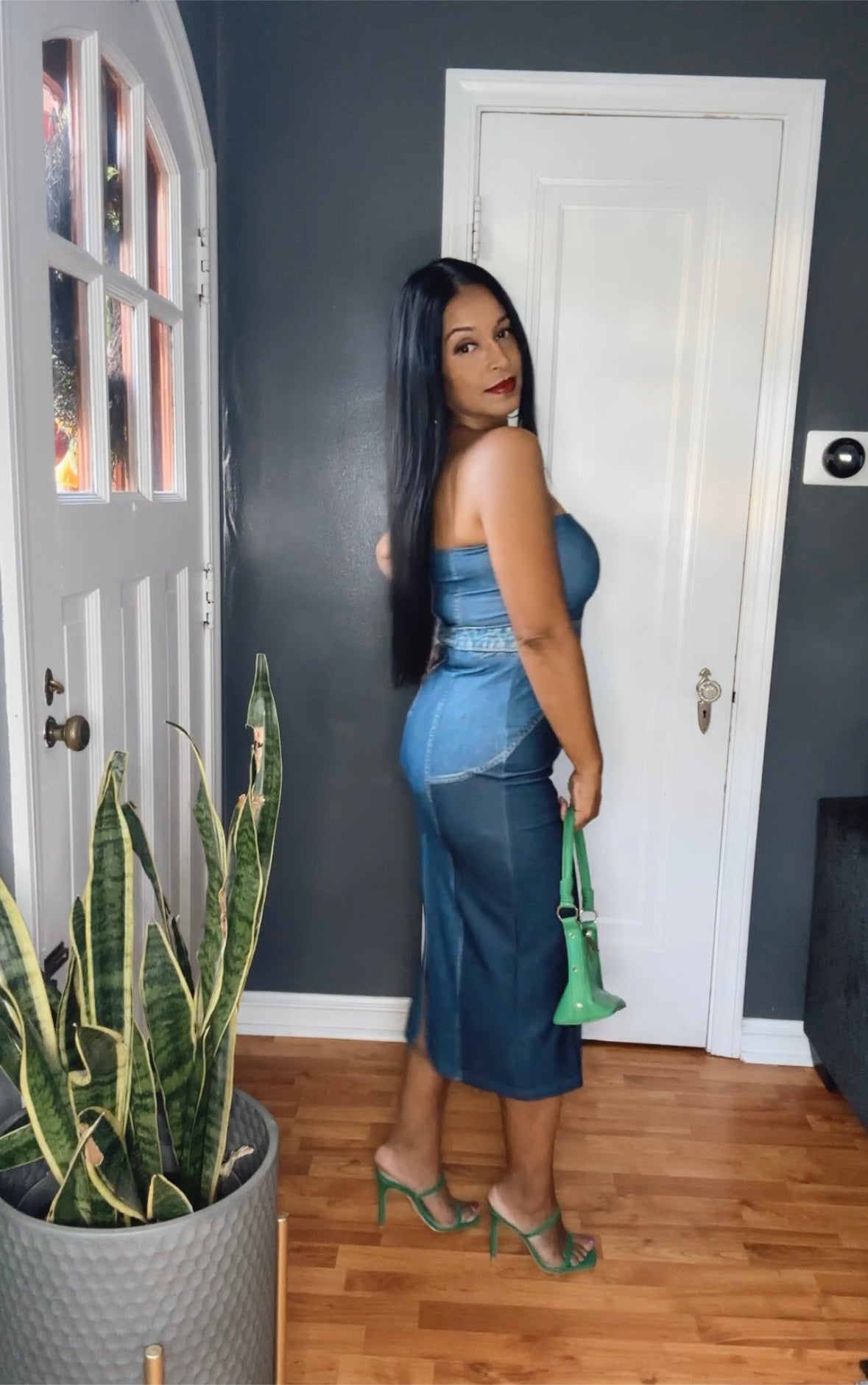 Blue Skies Midi Dress