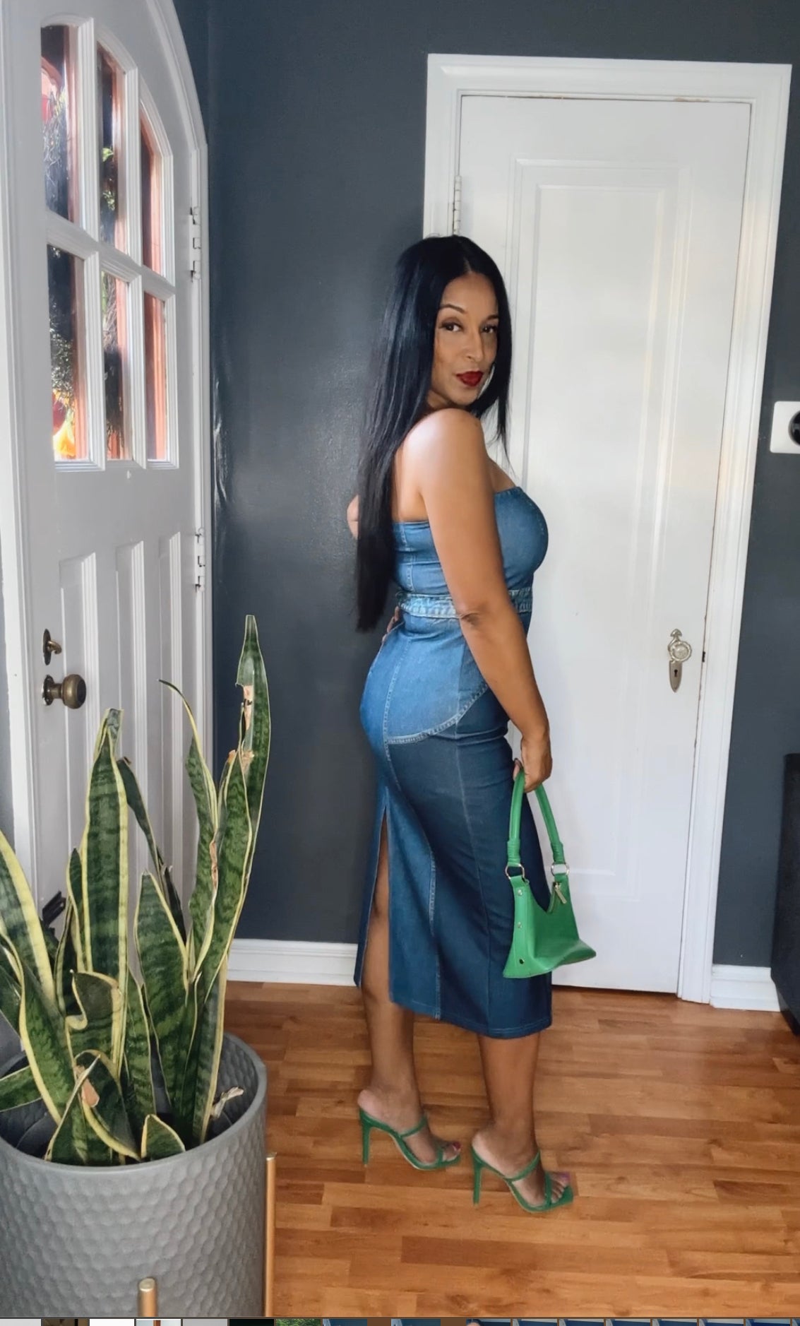 Blue Skies Midi Dress